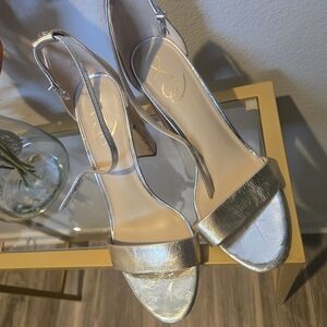 Elegant Gold & Silver Sam Edelman Women's Heels